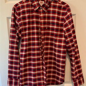 Levi's Classic Red and Blue Checkered Shirt